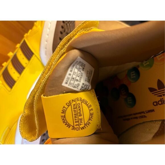 Adidas Forum Low \'84 M&M\'s Yellow Men Sneakers Shoes - 9.5 GY1179